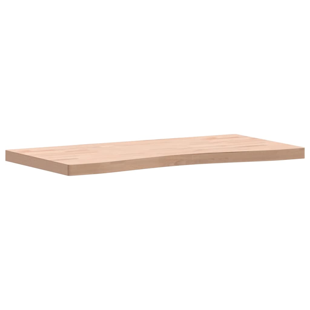 Επιφάνεια Εργασίας 100x(45-50)x4 εκ. από Μασίφ Ξύλο Οξιάς