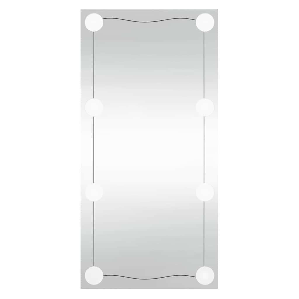 Καθρέφτης Τοίχου με LED Ορθογώνιος 30 x 60 εκ. Γυάλινος - Pakobazaar