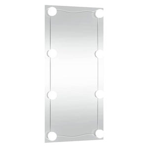 Καθρέφτης Τοίχου με LED Ορθογώνιος 30 x 60 εκ. Γυάλινος - Pakobazaar