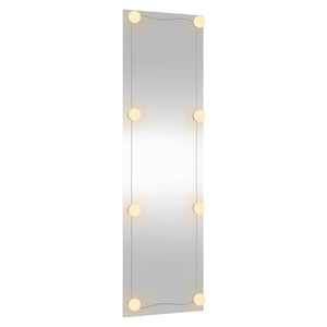 Καθρέφτης Τοίχου με LED Ορθογώνιος 30x100 εκ. Γυάλινος