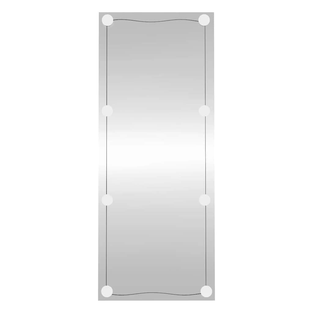 Καθρέφτης Τοίχου με LED Ορθογώνιος 450x100 εκ. Γυάλινος - Pakobazaar