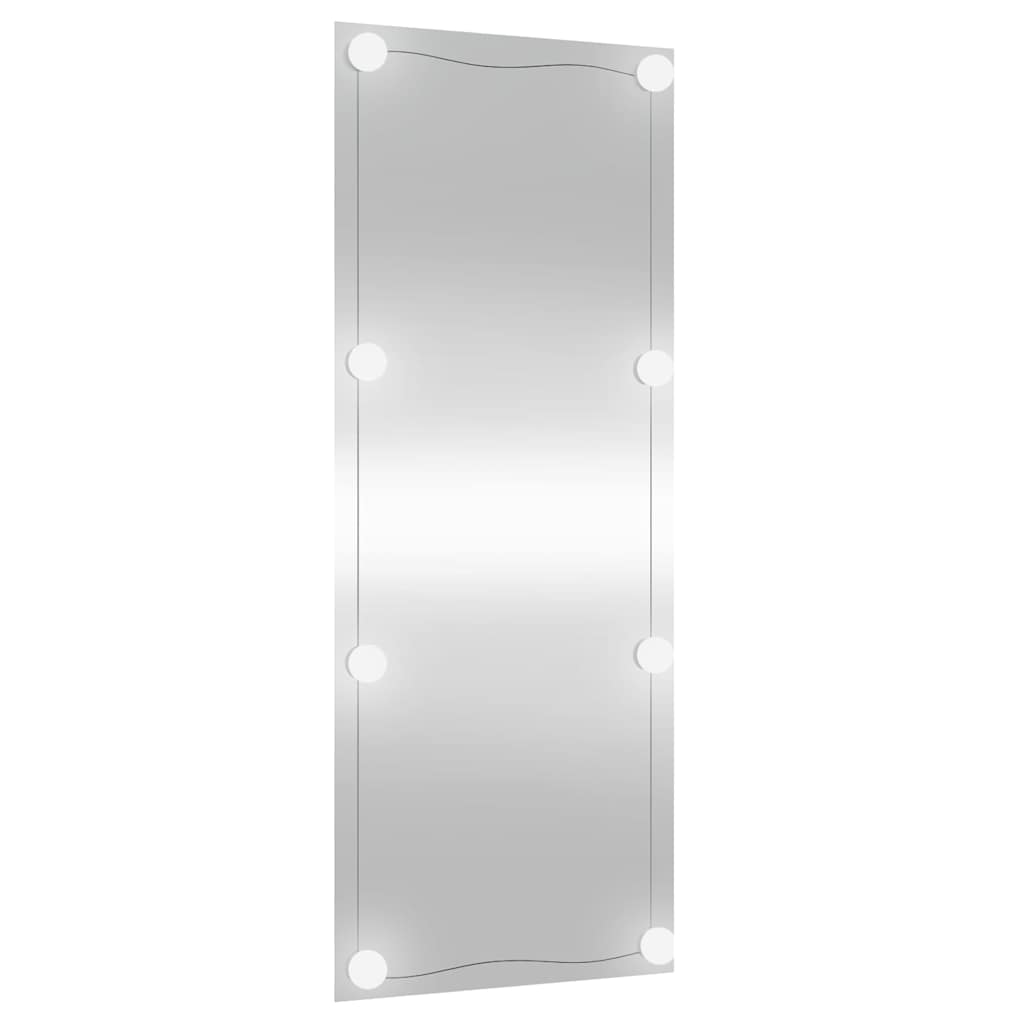 Καθρέφτης Τοίχου με LED Ορθογώνιος 450x100 εκ. Γυάλινος - Pakobazaar