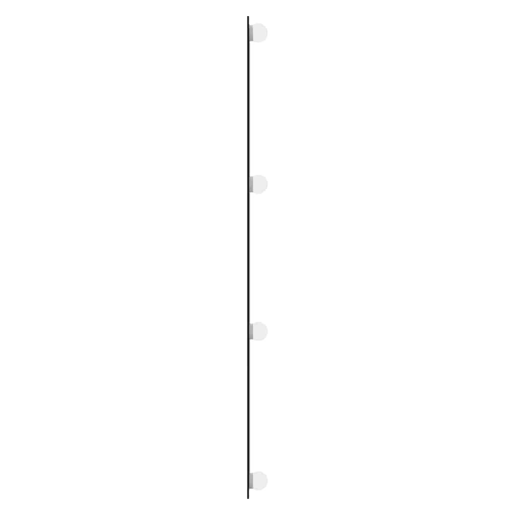 Καθρέφτης Τοίχου με LED Ορθογώνιος 450x100 εκ. Γυάλινος - Pakobazaar