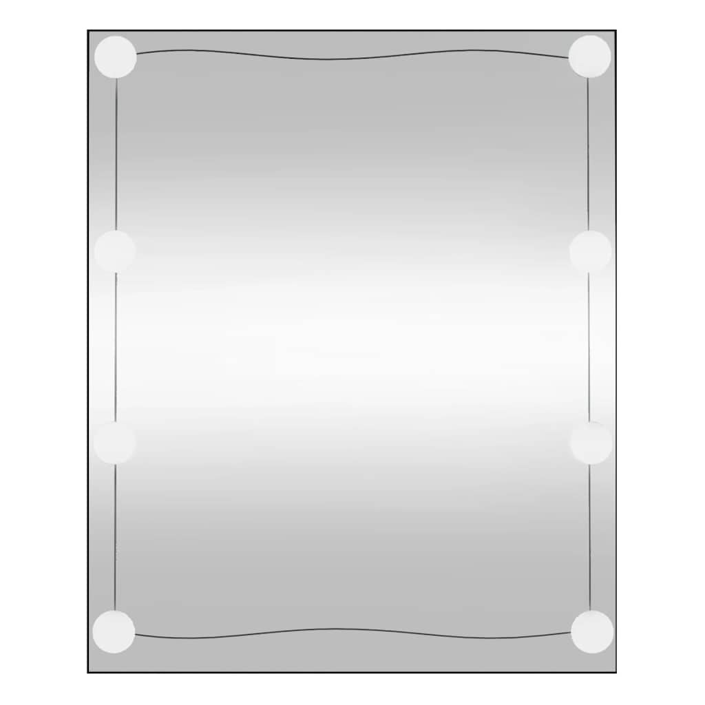 Καθρέφτης Τοίχου με LED Ορθογώνιος 50 x 60 εκ. Γυάλινος