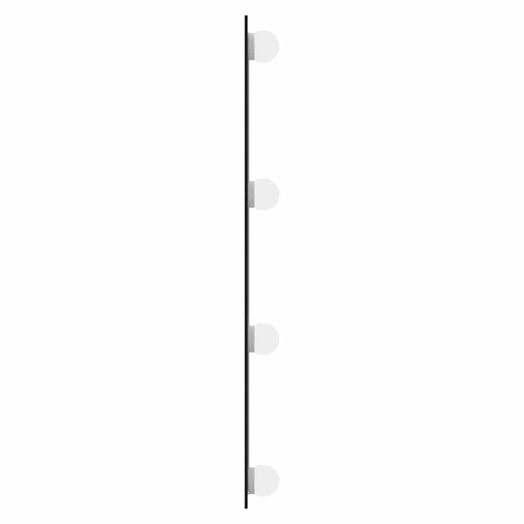Καθρέφτης Τοίχου με LED Ορθογώνιος 50x80 εκ. Γυάλινος