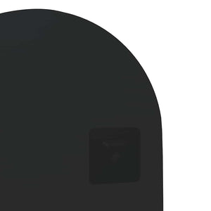 Καθρέφτης Τοίχου Οβάλ με Φώτα LED 25x60 εκ. από Γυαλί