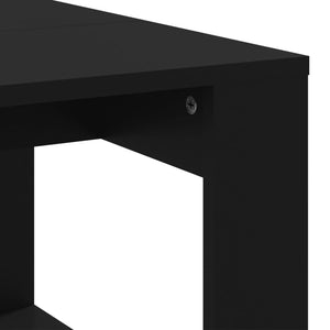 Τραπεζάκι Σαλονιού Μαύρο 102 x 50 x 35 εκ. από Επεξεργ. Ξύλο