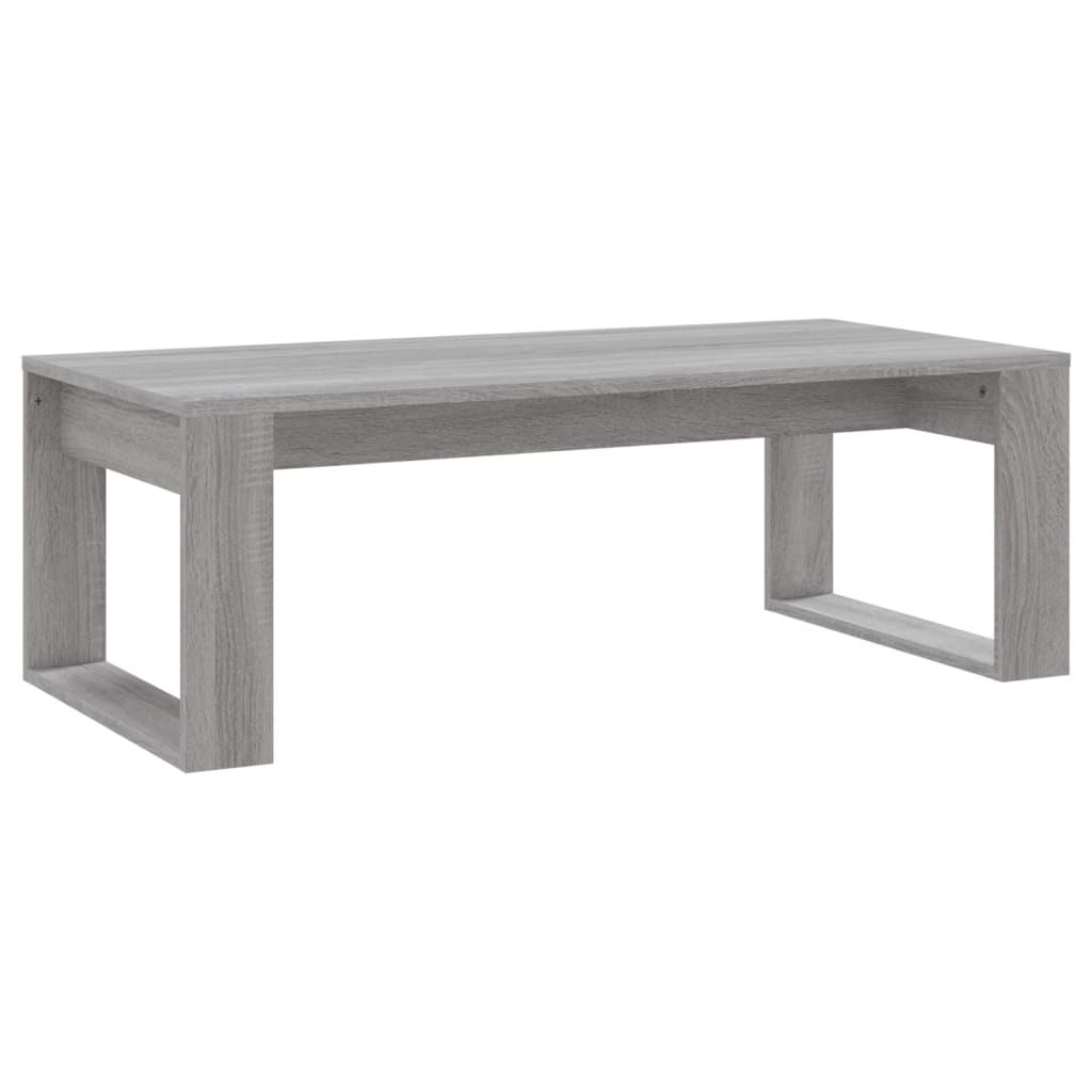 Τραπεζάκι Σαλονιού Γκρι Sonoma 102 x 50 x 35 εκ. Επεξεργ. Ξύλο
