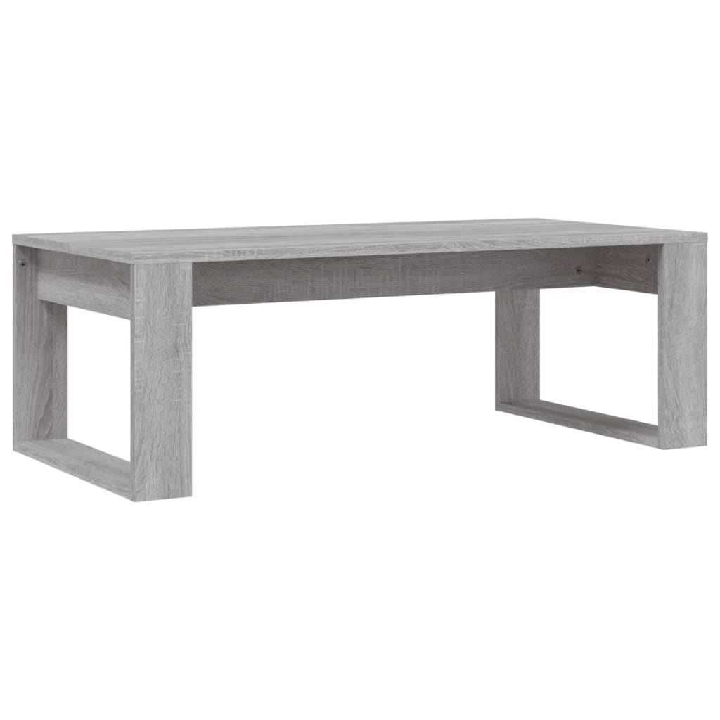Τραπεζάκι Σαλονιού Γκρι Sonoma 102 x 50 x 35 εκ. Επεξεργ. Ξύλο