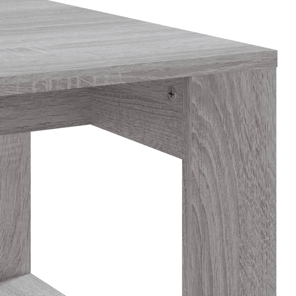 Τραπεζάκι Σαλονιού Γκρι Sonoma 102 x 50 x 35 εκ. Επεξεργ. Ξύλο
