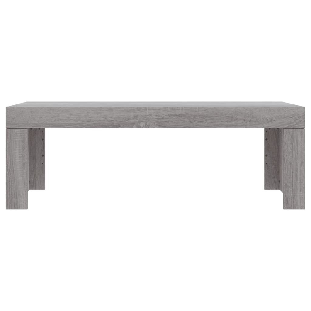 Τραπεζάκι Σαλονιού Γκρι Sonoma 102x50x36 εκ. Επεξεργασμένο Ξύλο - Pakobazaar