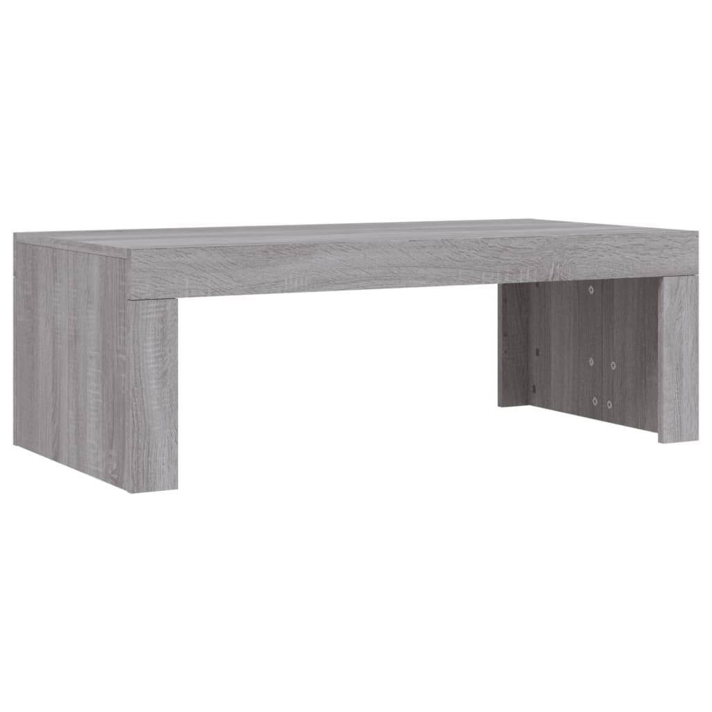 Τραπεζάκι Σαλονιού Γκρι Sonoma 102x50x36 εκ. Επεξεργασμένο Ξύλο - Pakobazaar