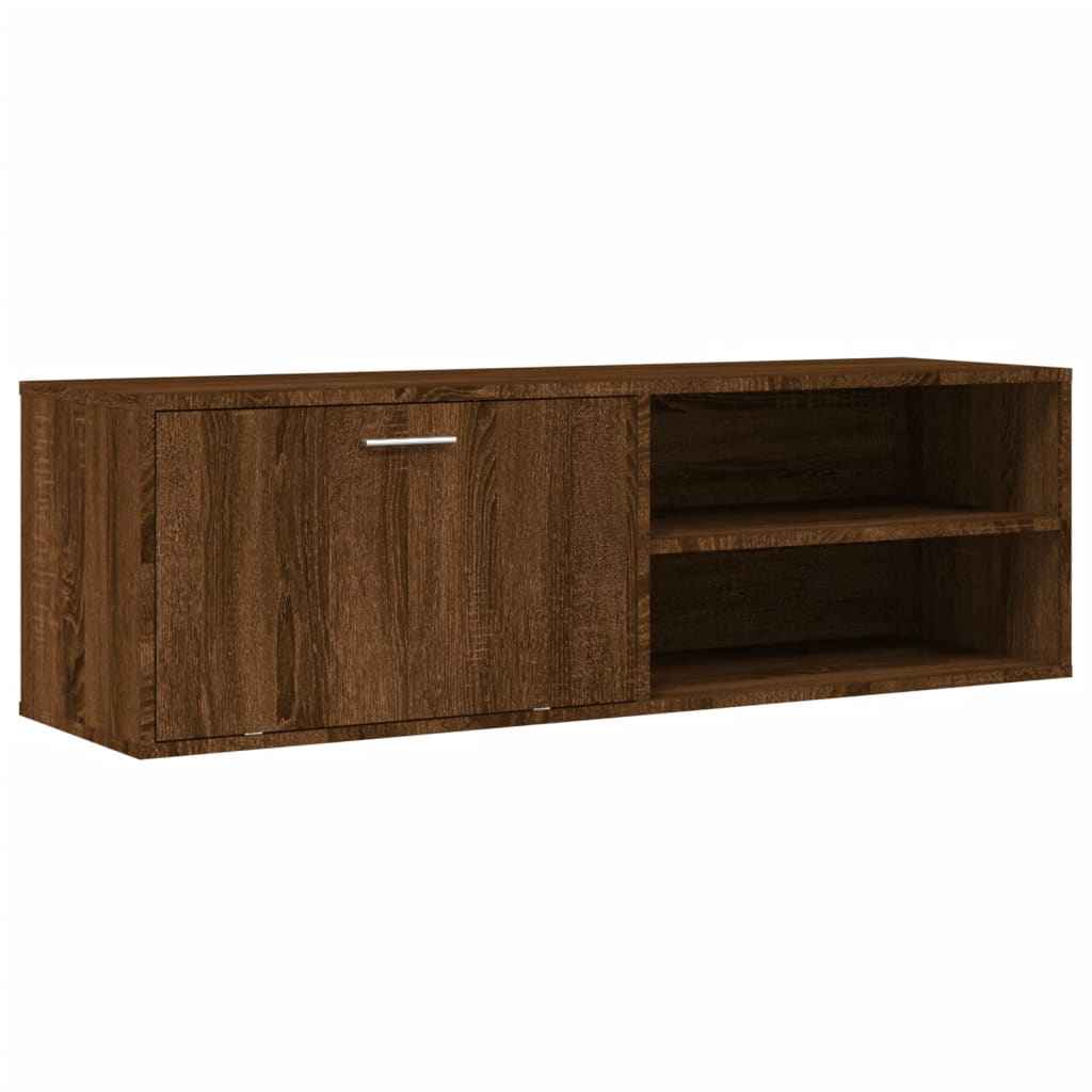 Έπιπλο Τηλεόρασης Καφέ Δρυς 120x34x37 εκ. Επεξ. Ξύλο - Pakobazaar