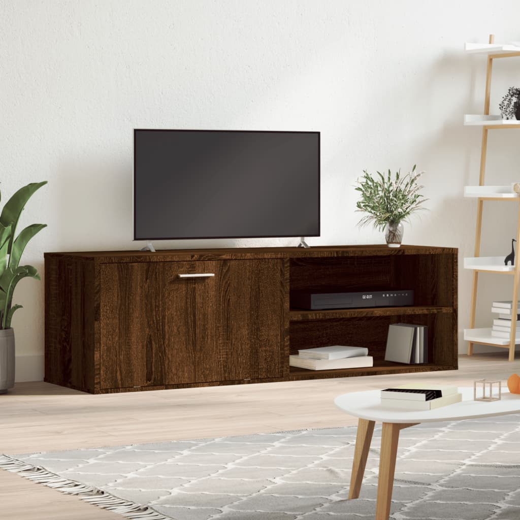 Έπιπλο Τηλεόρασης Καφέ Δρυς 120x34x37 εκ. Επεξ. Ξύλο - Pakobazaar