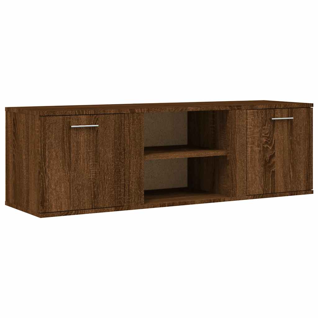 Έπιπλο Τηλεόρασης Καφέ Δρυς 120x34x37 εκ. Επεξ. Ξύλο
