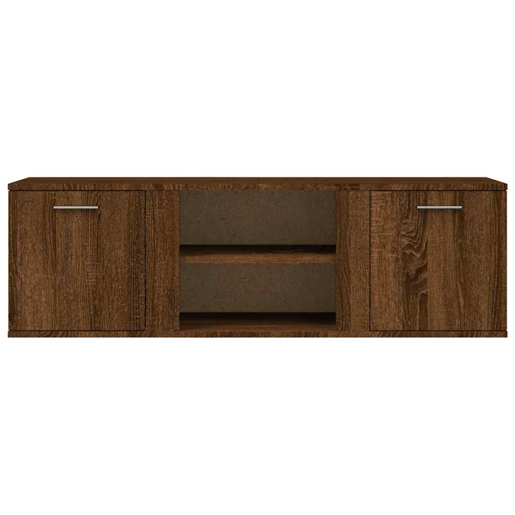 Έπιπλο Τηλεόρασης Καφέ Δρυς 120x34x37 εκ. Επεξ. Ξύλο