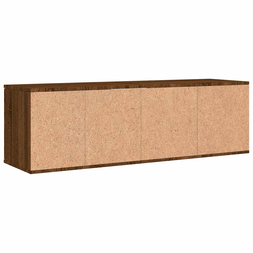 Έπιπλο Τηλεόρασης Καφέ Δρυς 120x34x37 εκ. Επεξ. Ξύλο