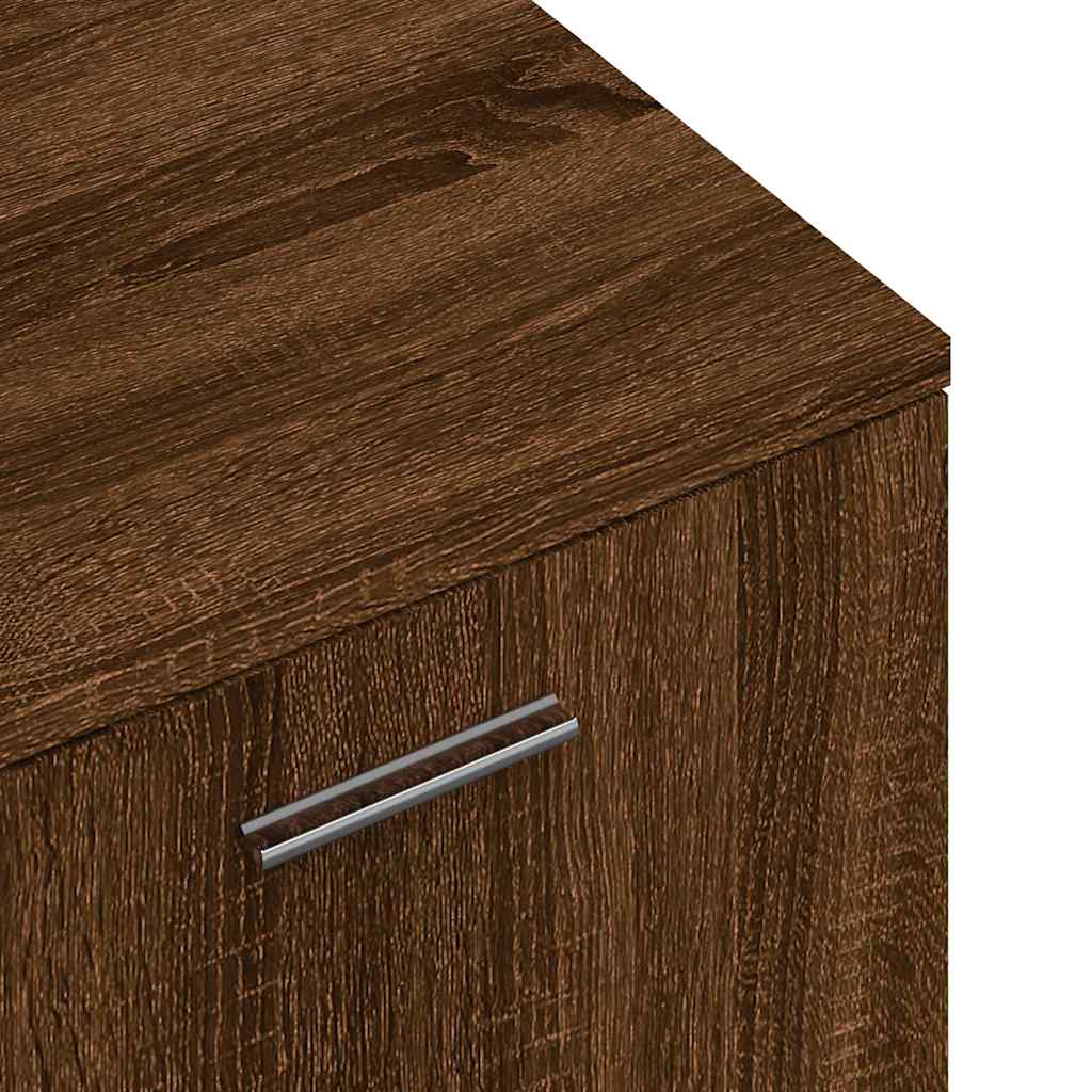 Έπιπλο Τηλεόρασης Καφέ Δρυς 120x34x37 εκ. Επεξ. Ξύλο