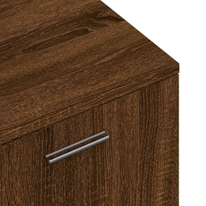 Έπιπλο Τηλεόρασης Καφέ Δρυς 120x34x37 εκ. Επεξ. Ξύλο