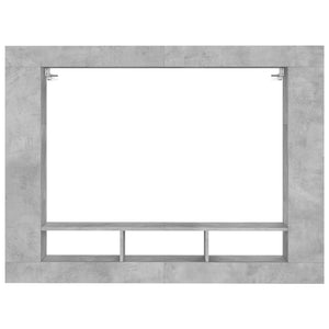 Έπιπλο Τηλεόρασης Γκρι Σκυροδέματος 152x22x113 εκ. Επεξ. Ξύλο - Pakobazaar