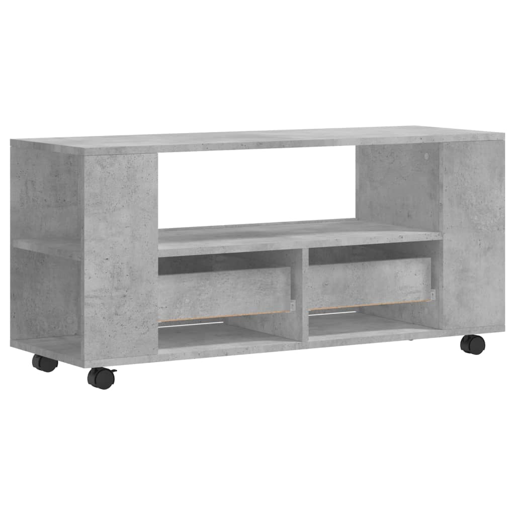 Έπιπλο Τηλεόρασης Γκρι Σκυρ. 102x34,5x43 εκ. Επεξ. Ξύλο