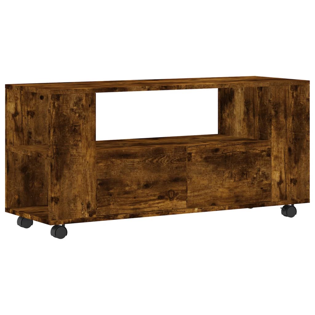 Έπιπλο Τηλεόρασης Καπνιστή Δρυς 102x34,5x43 εκ. Επεξ. Ξύλο