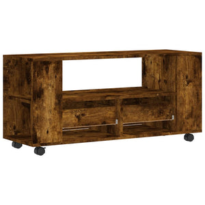 Έπιπλο Τηλεόρασης Καπνιστή Δρυς 102x34,5x43 εκ. Επεξ. Ξύλο