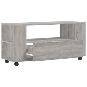 Έπιπλο Τηλεόρασης Γκρι Sonoma 102x34,5x43 εκ. από Επεξεργ. Ξύλο