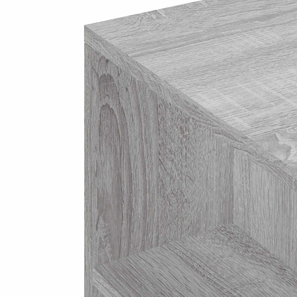 Έπιπλο Τηλεόρασης Γκρι Sonoma 102x34,5x43 εκ. από Επεξεργ. Ξύλο