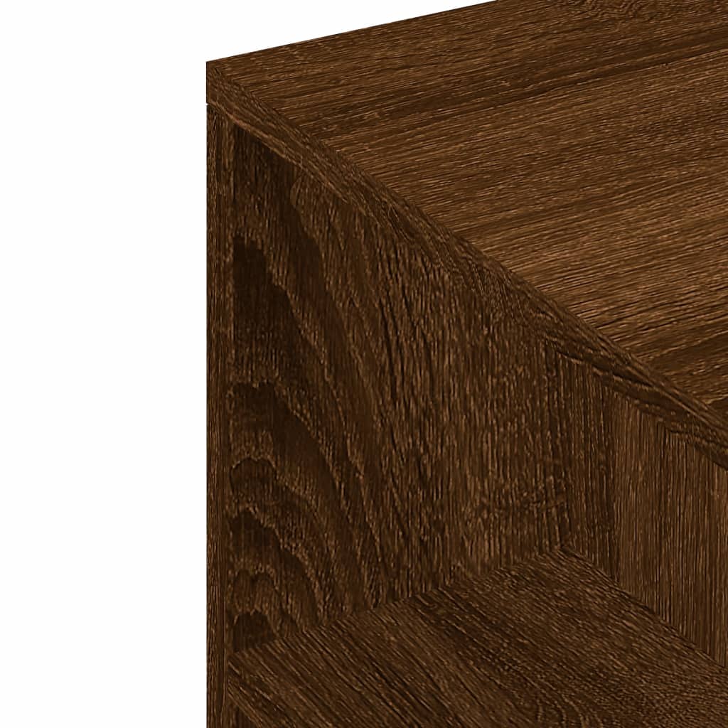 Έπιπλο Τηλεόρασης Καφέ Δρυς 102x34,5x43 εκ. Επεξεργασμένο Ξύλο - Pakobazaar