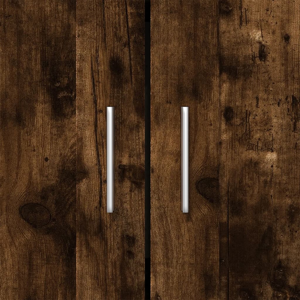 Βιβλιοθήκη Καπνιστή Δρυς 82,5x30,5x115 εκ. Επεξεργασμένο Ξύλο - Pakobazaar