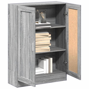 Βιβλιοθήκη Γκρι Sonoma 82,5 x 30,5 x 115 εκ. Επεξεργασμένο Ξύλο