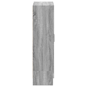 Βιβλιοθήκη Γκρι Sonoma 82,5 x 30,5 x 115 εκ. Επεξεργασμένο Ξύλο