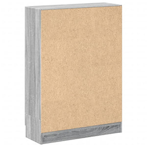 Βιβλιοθήκη Γκρι Sonoma 82,5 x 30,5 x 115 εκ. Επεξεργασμένο Ξύλο