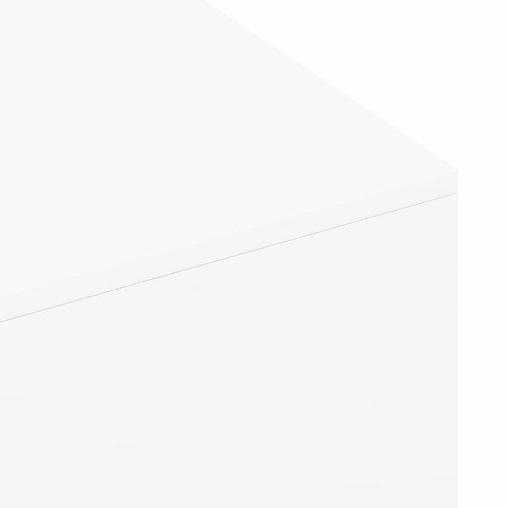 Τραπεζάκι Σαλονιού Λευκό 100x49,5x31 εκ. από Επεξεργασμένο Ξύλο - Pakobazaar