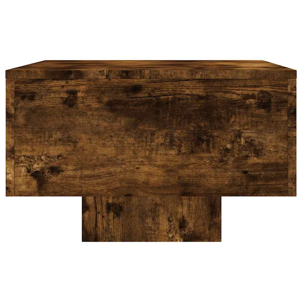 Τραπεζάκι Σαλονιού Καπνιστή Δρυς 100x49,5x31 εκ. Επεξεργ. Ξύλο - Pakobazaar