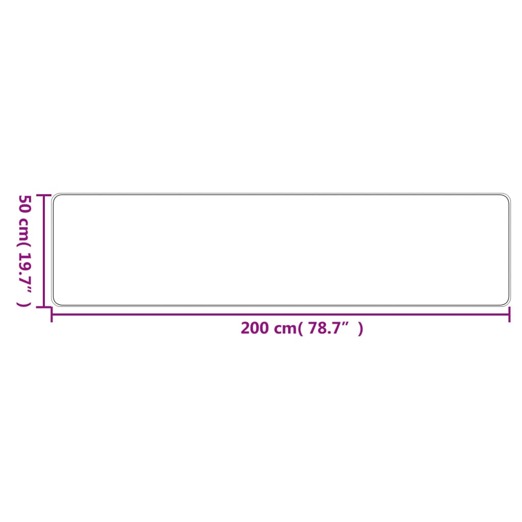 Χαλί Διάδρομος Εμφάνιση Σιζάλ Platina 50x200 εκ.