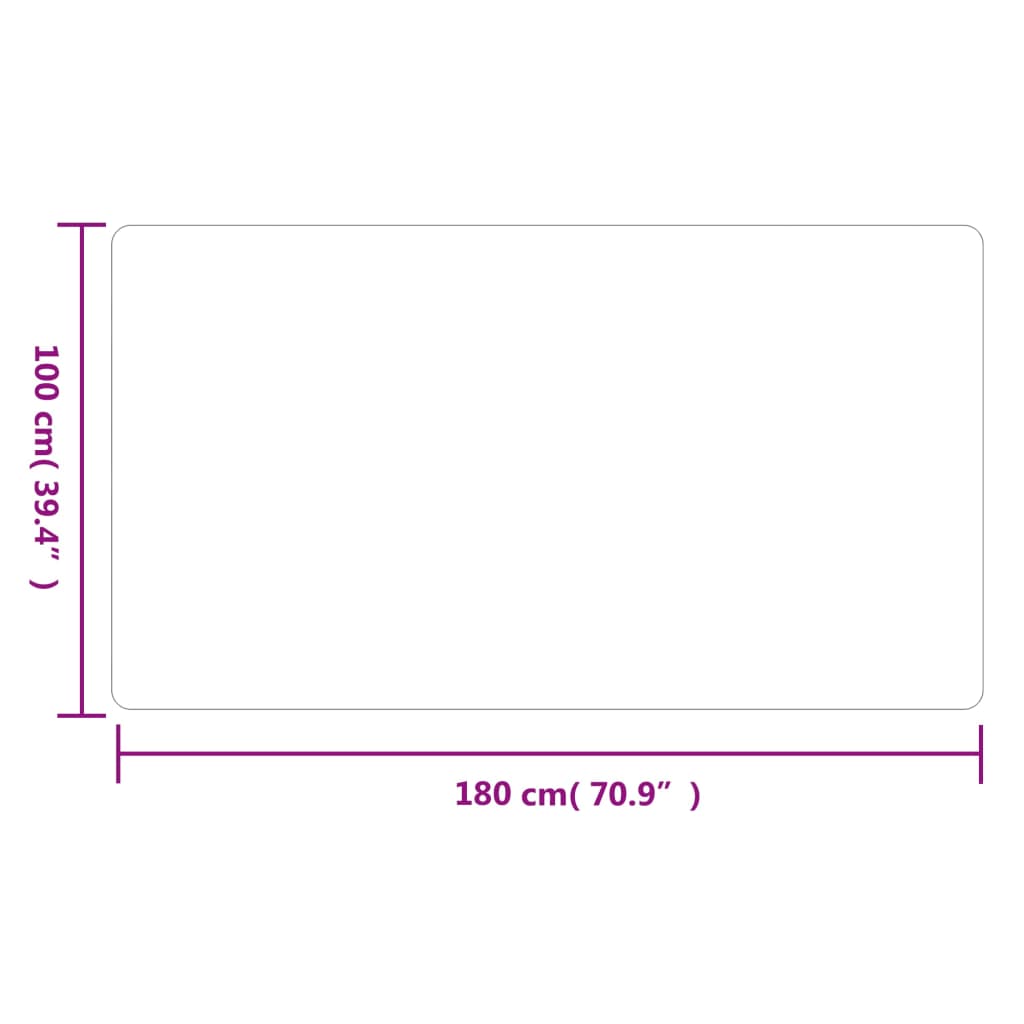 Χαλί Διάδρομος Ανθρακί 100x180 εκ.