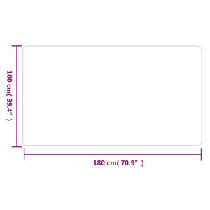 Χαλί Διάδρομος Ανθρακί 100x180 εκ. - Pakobazaar