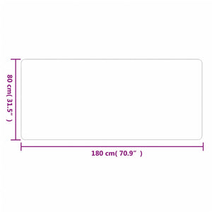 Χαλί Διάδρομος Ανθρακί 80x180 εκ. - Pakobazaar