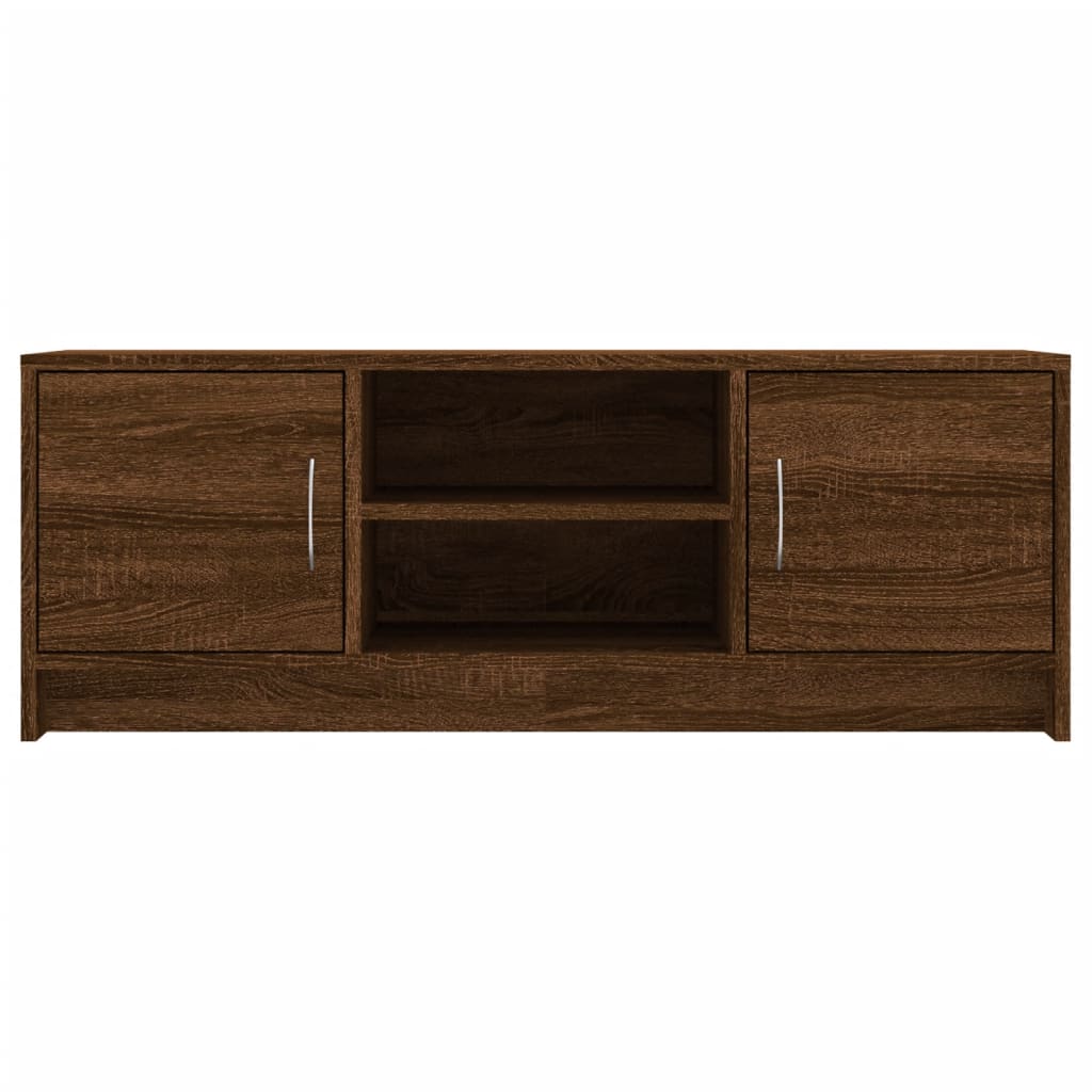 Έπιπλο Τηλεόρασης Καφέ Δρυς 102x30x37,5 εκ. Επεξεργασμένο Ξύλο