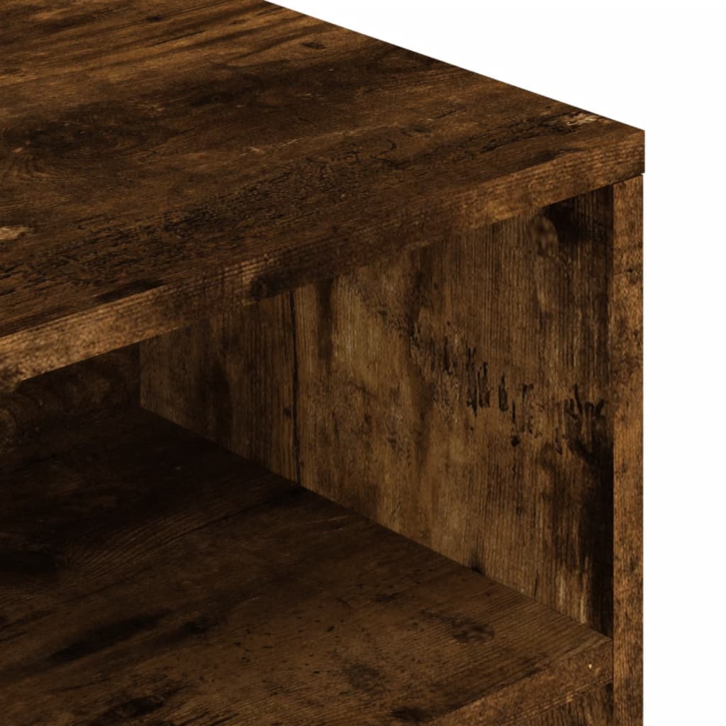 Τραπεζάκι Σαλονιού από Καπνιστή Δρυς 90x55x42,5 εκ. από Τεχνητό Ξύλο - Pakobazaar