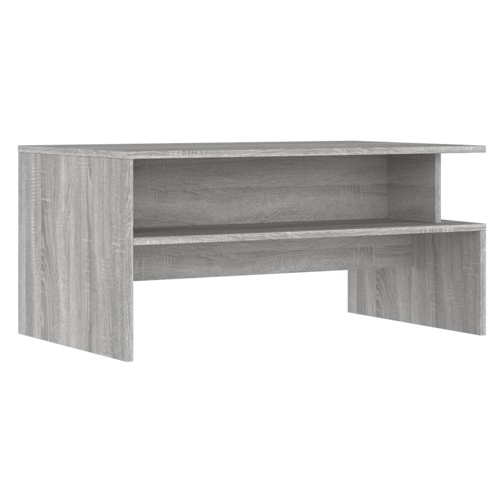 Τραπεζάκι Σαλονιού Γκρι Sonoma 90x55x42,5 εκ Επεξεργασμένο Ξύλο
