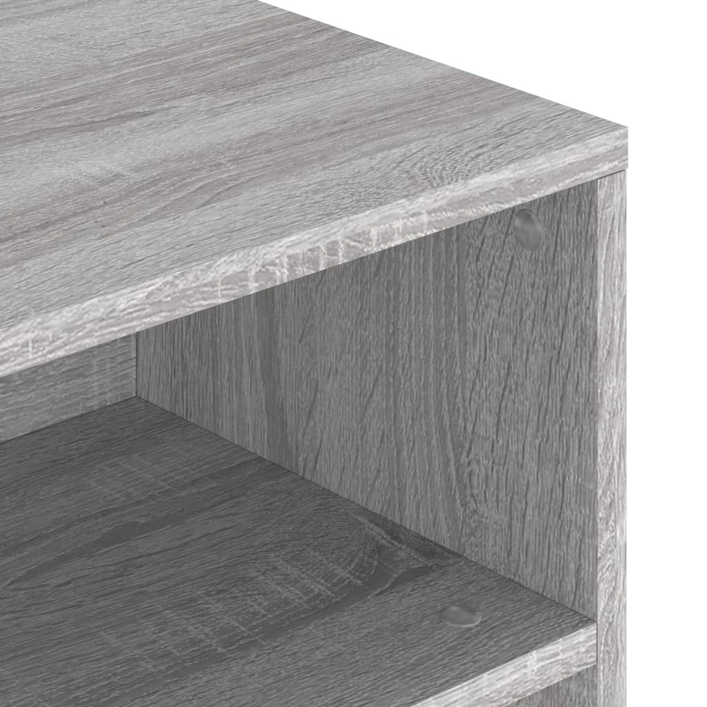 Τραπεζάκι Σαλονιού Γκρι Sonoma 90x55x42,5 εκ Επεξεργασμένο Ξύλο