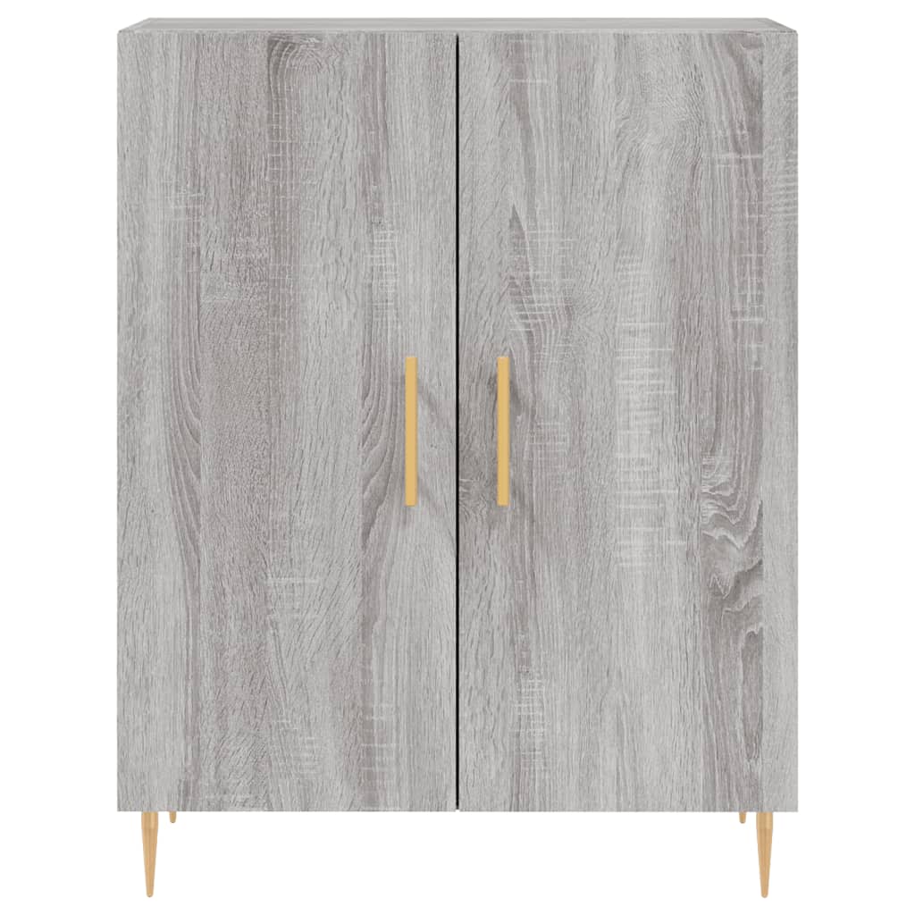 Ντουλάπι Γκρι Sonoma 69,5 x 34 x 180 εκ. Επεξεργασμένο Ξύλο