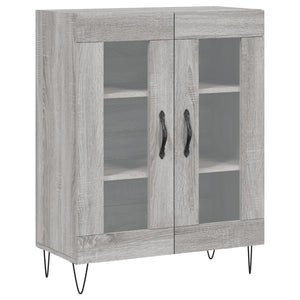Ντουλάπι Γκρι Sonoma 69,5 x 34 x 180 εκ. Επεξεργασμένο Ξύλο