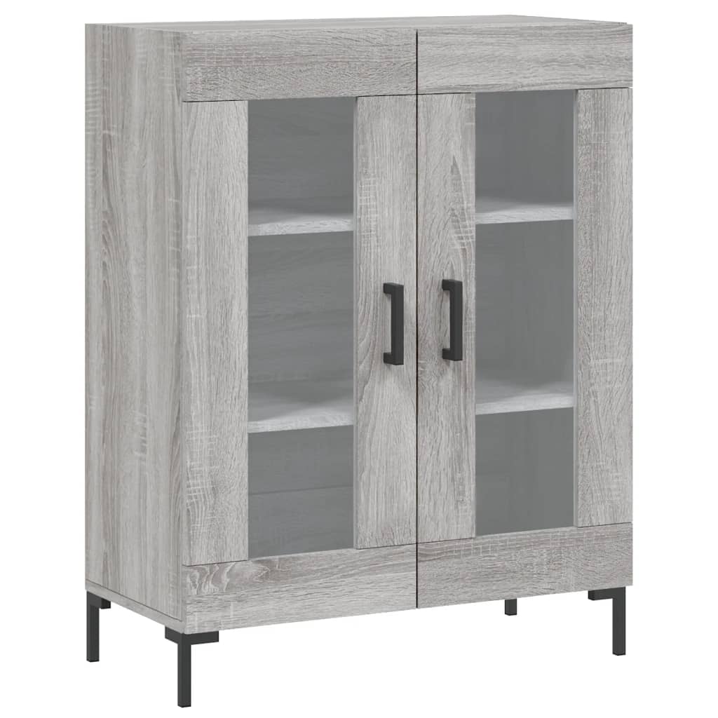 Ντουλάπι Γκρι Sonoma 69,5 x 34 x 180 εκ. Επεξεργασμένο Ξύλο
