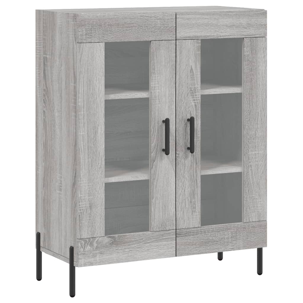 Ντουλάπι Γκρι Sonoma 69,5 x 34 x 180 εκ. Επεξεργασμένο Ξύλο - Pakobazaar