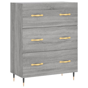 Ντουλάπι Γκρι Sonoma 69,5 x 34 x 180 εκ. Επεξεργασμένο Ξύλο