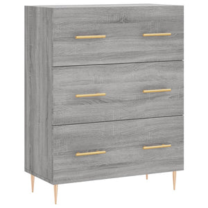 Ντουλάπι Γκρι Sonoma 69,5 x 34 x 180 εκ. Επεξεργασμένο Ξύλο
